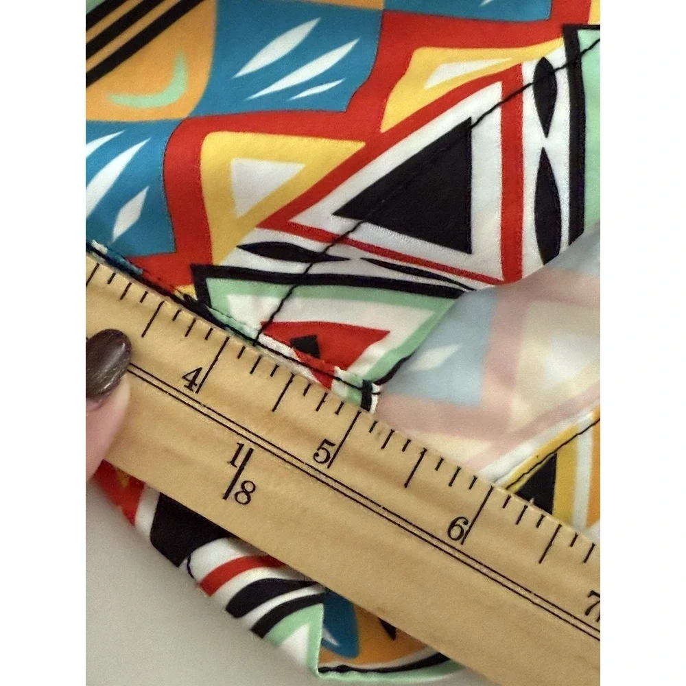 Maamgic Aztec Print‎ Swim Trunks Unlined Men's Size XL Drawstring Fast Shipping